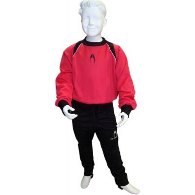 Foto Equipacion de portero niños ho rojo-negro