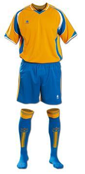 Foto Equipacion luanvi malta con medias yema azul