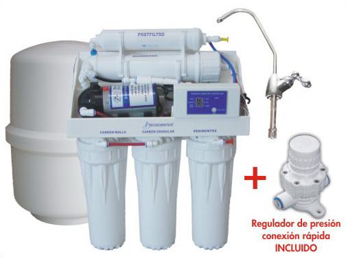 Foto Equipo de depuracion de agua por osmosis inversa domestica con bomba