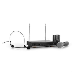 Foto Equipo de microfonía inalámbrico Auna 2B-1HS - 2 micros,100m