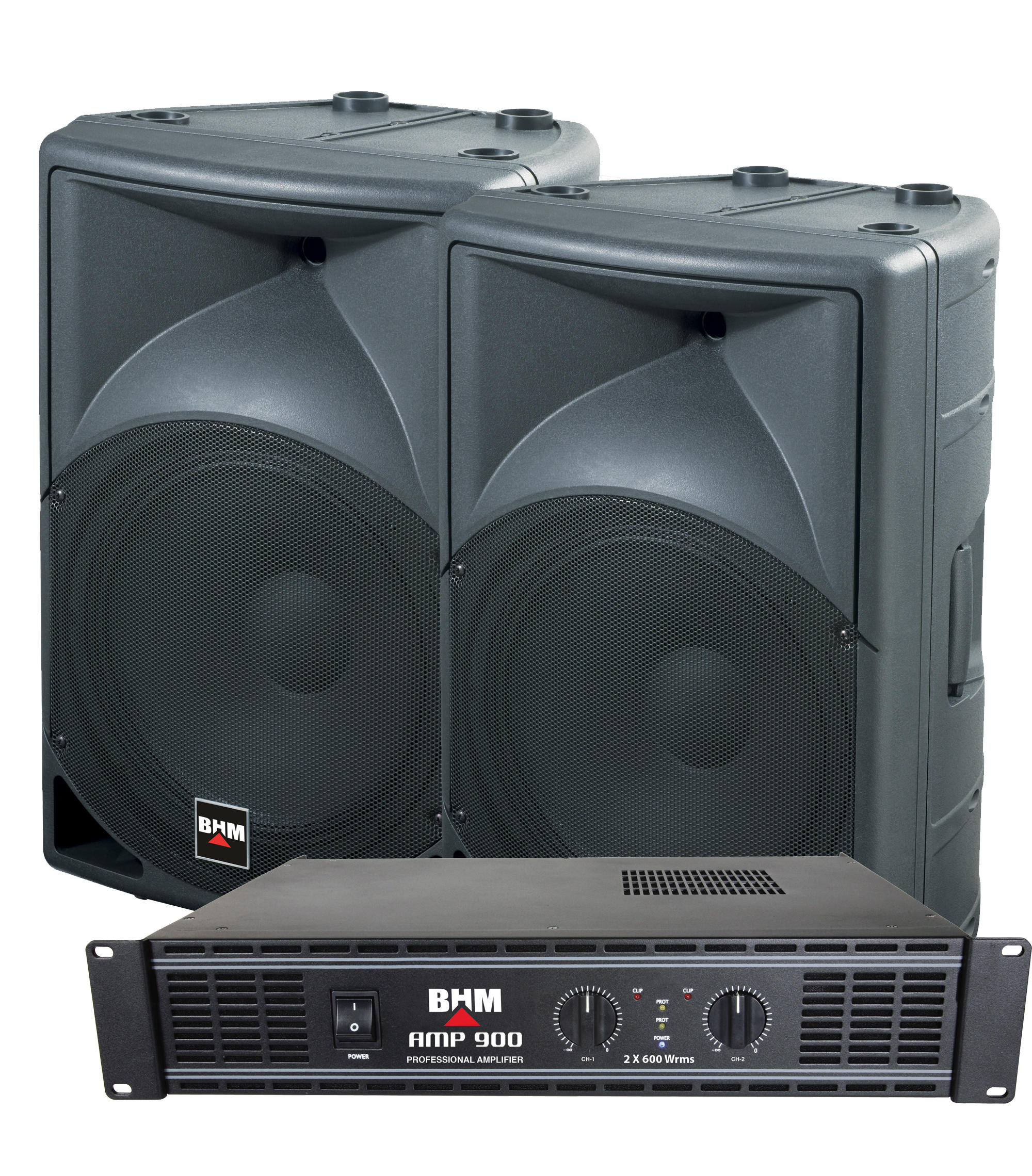 Foto equipo de sonido bhm kit-215 600w rms