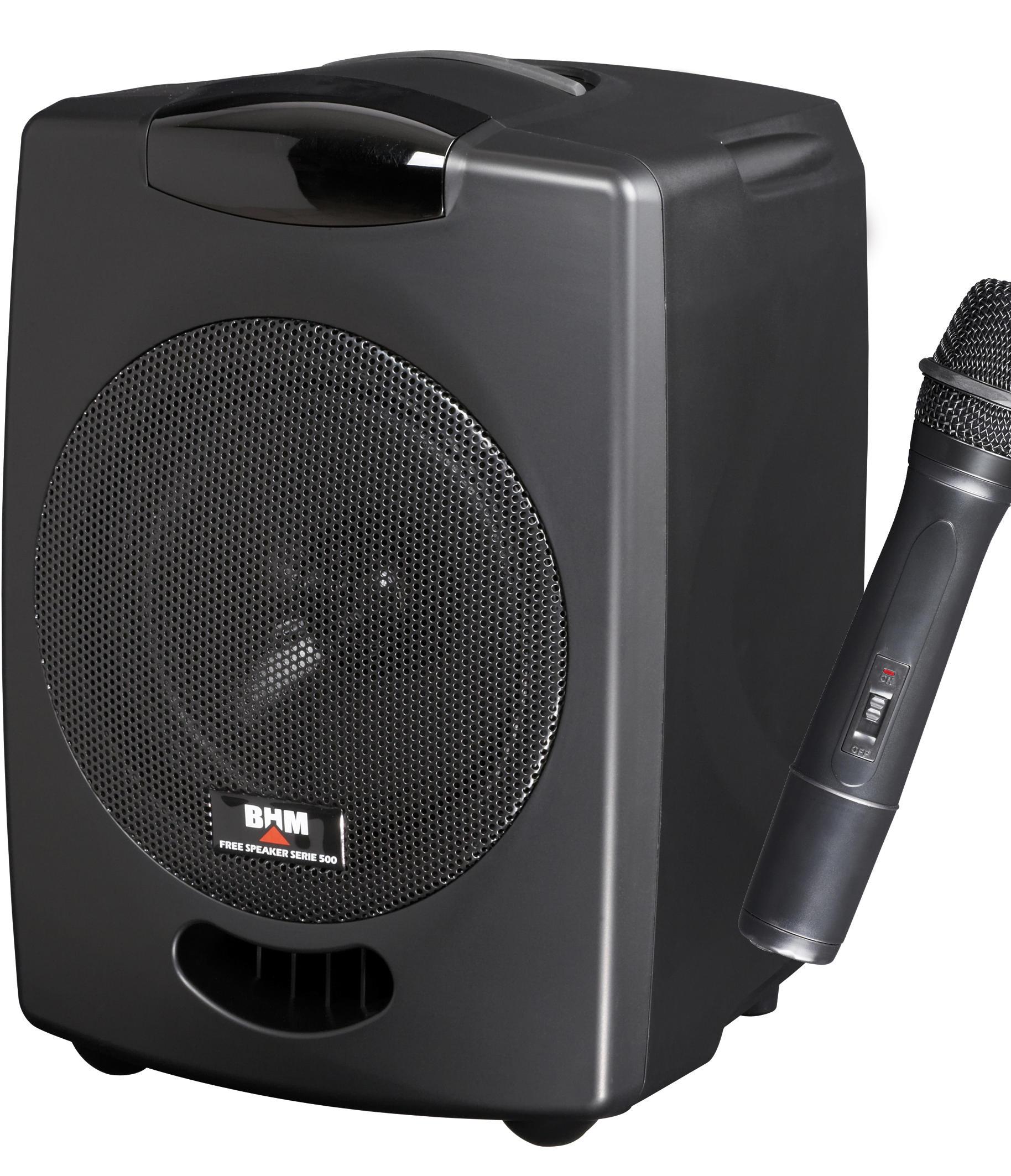Foto equipo portatil bhm pack-fs502main 50w max + micro de mano