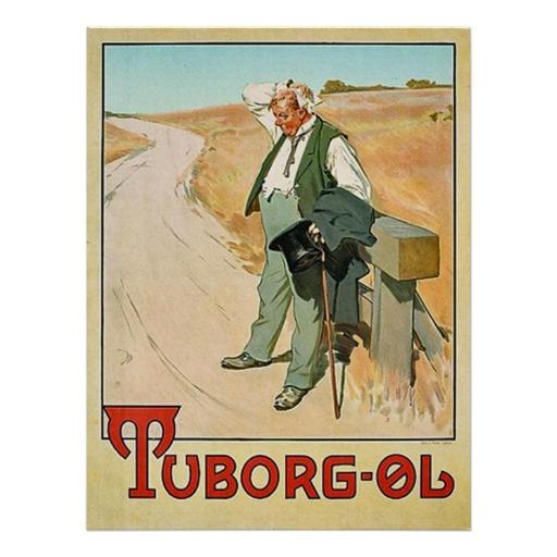 Foto Erik Henningsen para Tuborg Beer (1900) Dinamarca Posters