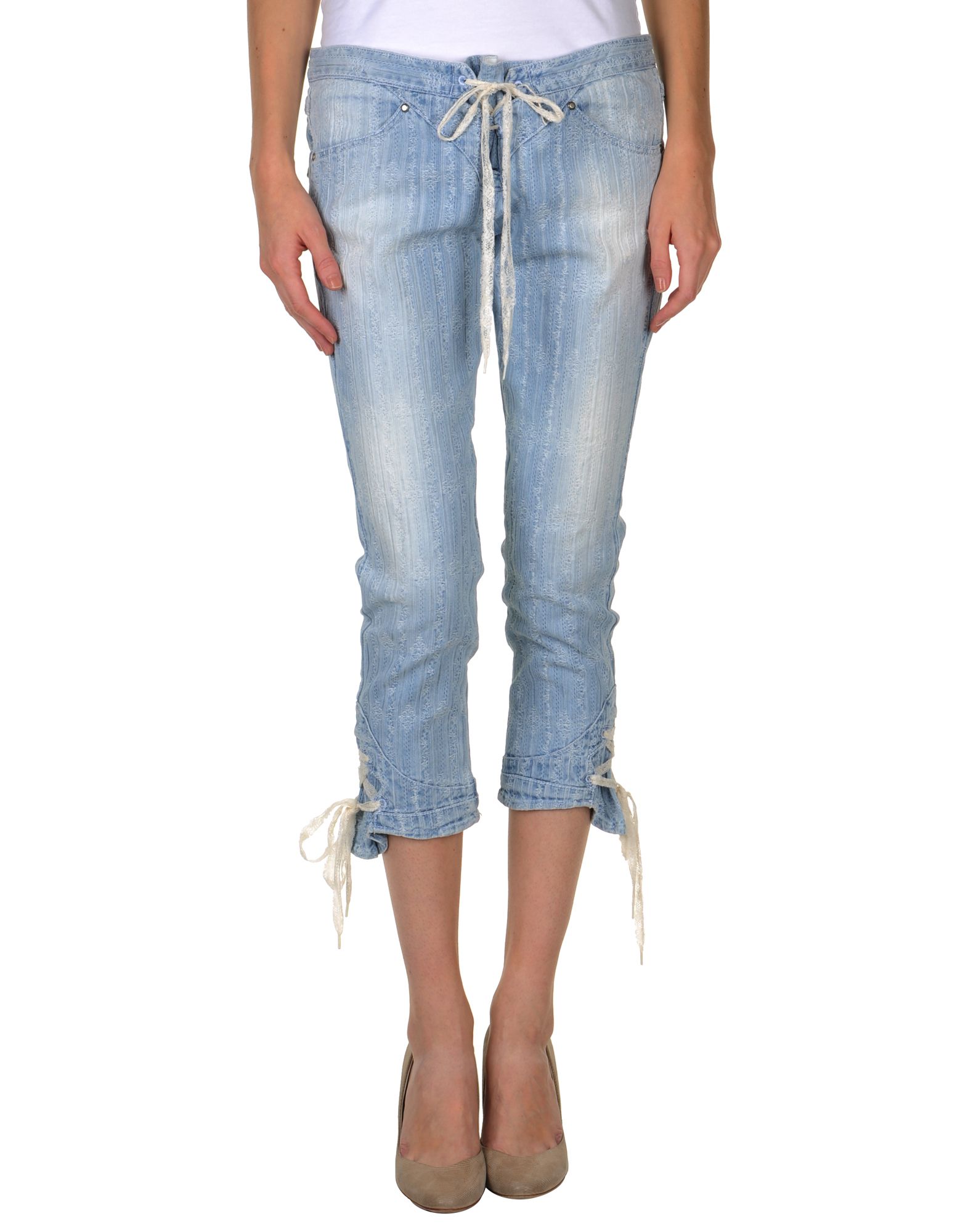 Foto ermanno scervino pantalones capri vaqueros
