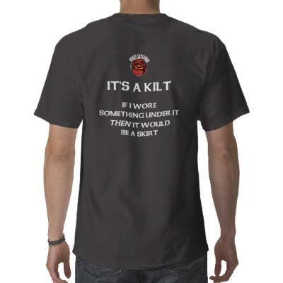 Foto Es una falda escocesa Tshirt