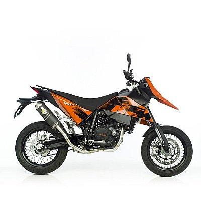 Foto Escape completo Leovince KTM 690 SMT 07-08 Evo II Aluminio