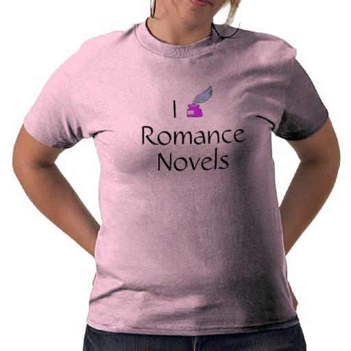 Foto Escribo la camiseta de las novelas románticas