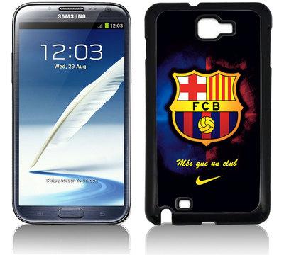 Foto Escudo Barcelona Samsung Galaxy Note 2 N7100 Ii Carcasa Funda Futbol Custodia
