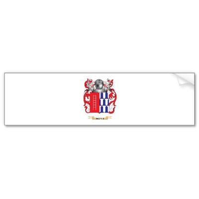 Foto Escudo de armas de Moya (escudo de la familia) Etiqueta De Parachoque