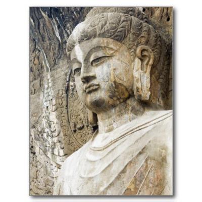 Foto Escultura colosal de Buda en el templo de Fengxian Tarjetas Postales