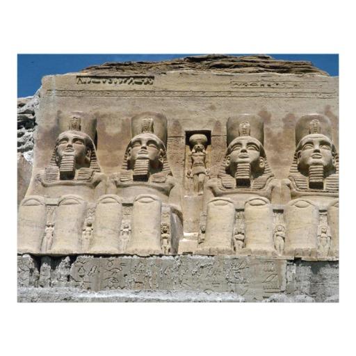 Foto Escultura de ruinas egipcias, Egyp de la arena del Tarjetas...