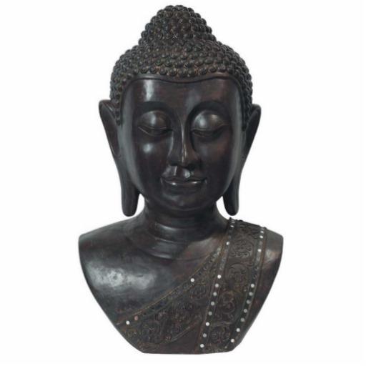 Foto Escultura del busto de Buda Esculturas Fotográficas