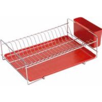 Foto escurridor acero inox. plano rojo