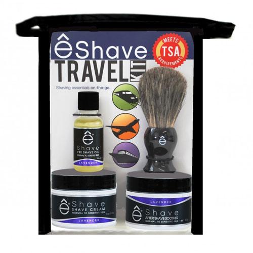 Foto eShave Lavender Travel Shave Kit