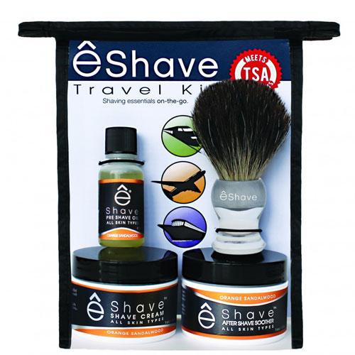 Foto eShave Orange Sandalwood Travel Shave Kit
