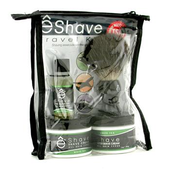 Foto EShave Set Viaje White Tea: Aceite PreAfeitado + Crema Afeitado + Crem