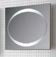 Foto Espejo de baño iluminado Berna oval de Salgar, 95x60