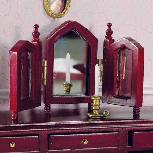 Foto Espejo de tocador - miniaturas - casas de muñecas escala 1:12