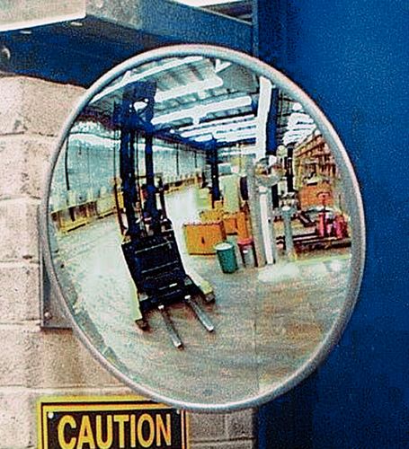 Foto Espejo industrial G 600, en Acrylglas resist. a golpes, con marco