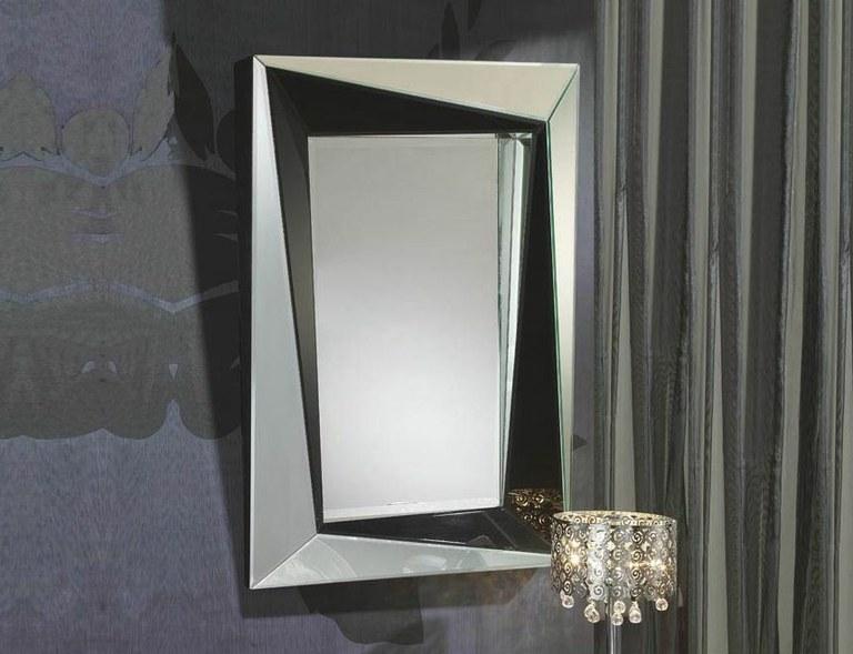 Foto Espejo poliédrico - cristal negro la nuit