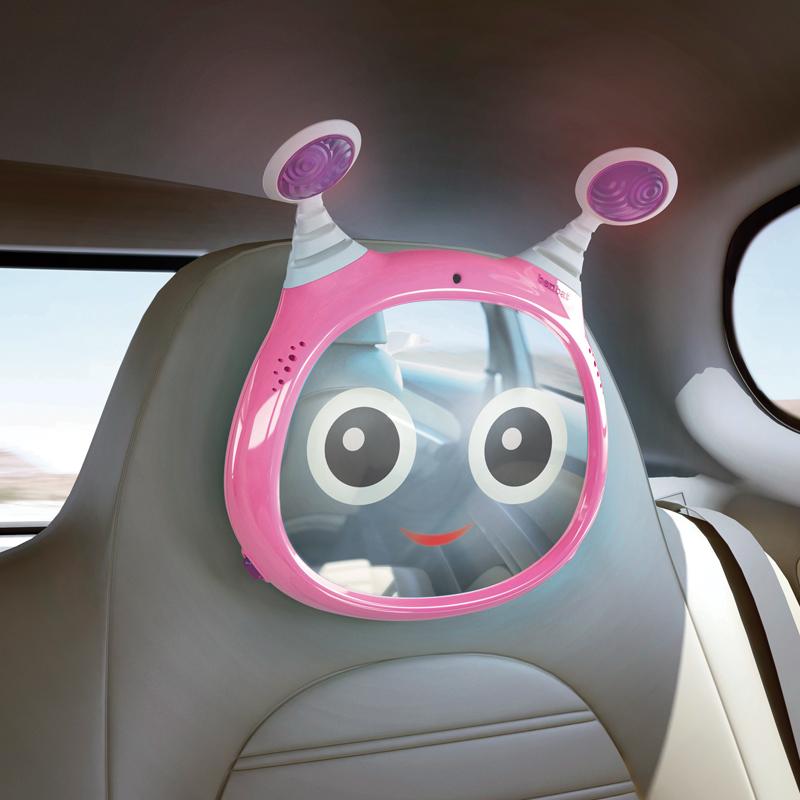 Foto Espejo Retrovisor Interactivo Benbat Baby Mirror Oly Rosa