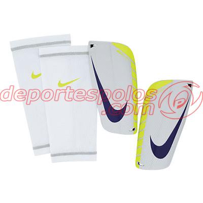Foto espinillera/nike:mercurial lite xl silver/green/(i