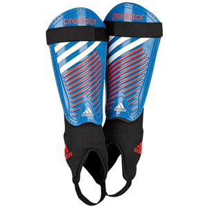 Foto Espinilleras Adidas Predator Club Azul/Rojo
