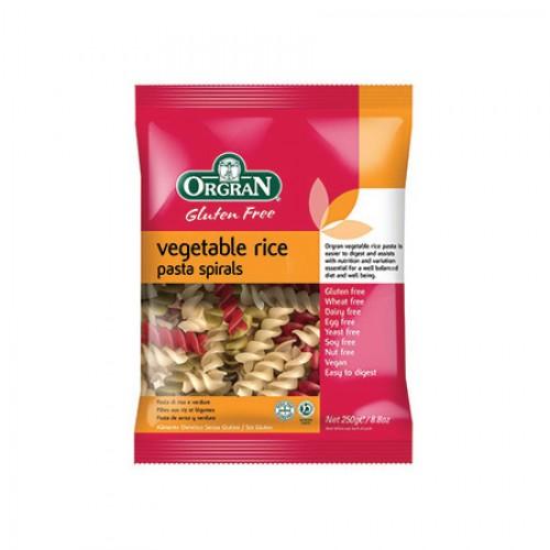 Foto Espirales de arroz y verduras 250 gr (Orgran)