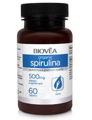 Foto Espirulina (Orgánica) 500mg 60 Comprimidos