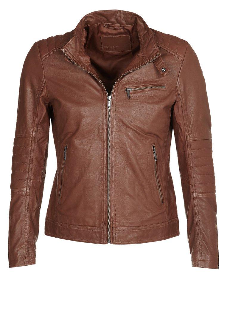 Foto Esprit Collection Chaqueta De Cuero Marrón 54 regular
