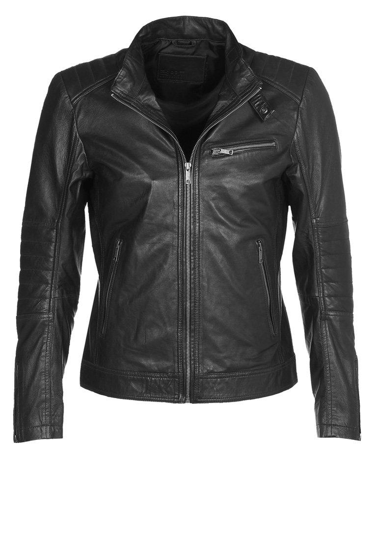 Foto Esprit Collection Chaqueta De Cuero Negro 56 regular