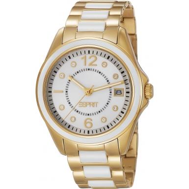 Foto Esprit Ladies Marin Ceramic Pure Gold Watch Model Number:ES105882003