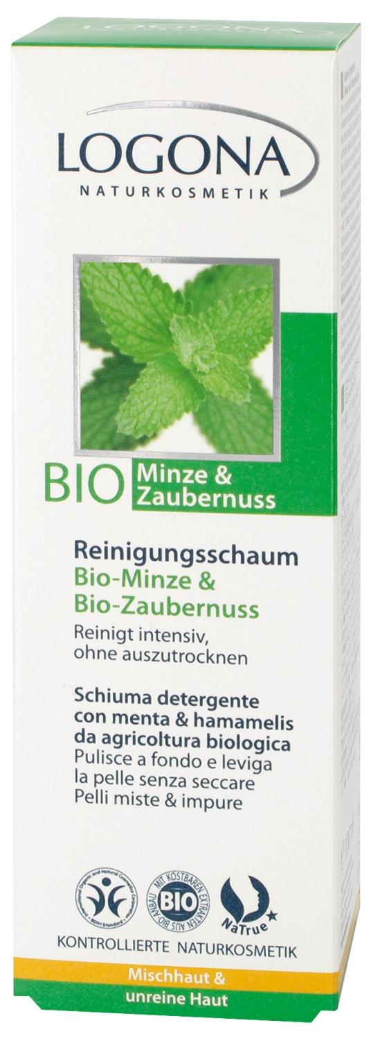 Foto Espuma limpiadora menta bio & hamamelis bio 70 ml - Logona