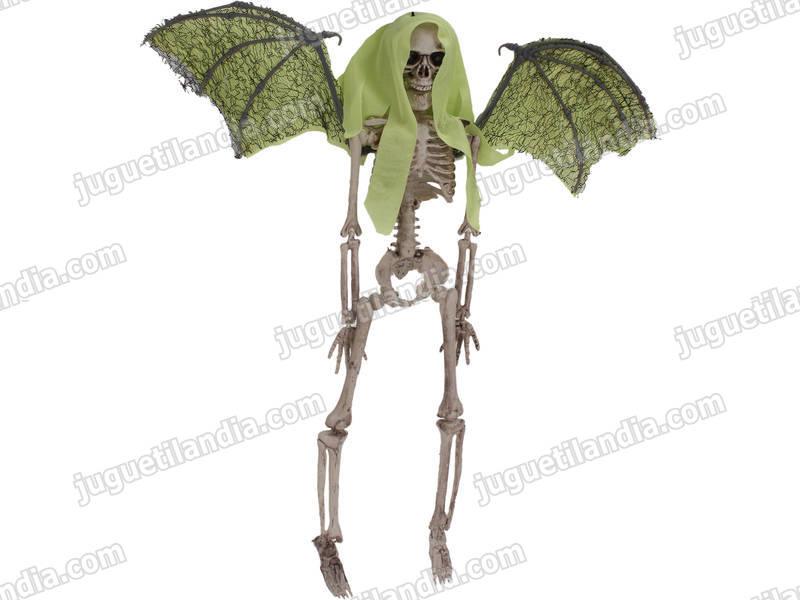 Foto Esqueleto verde con alas