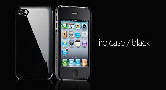 Foto Essential TPE Iro Black UV Coating Snap Case for iPhone 4