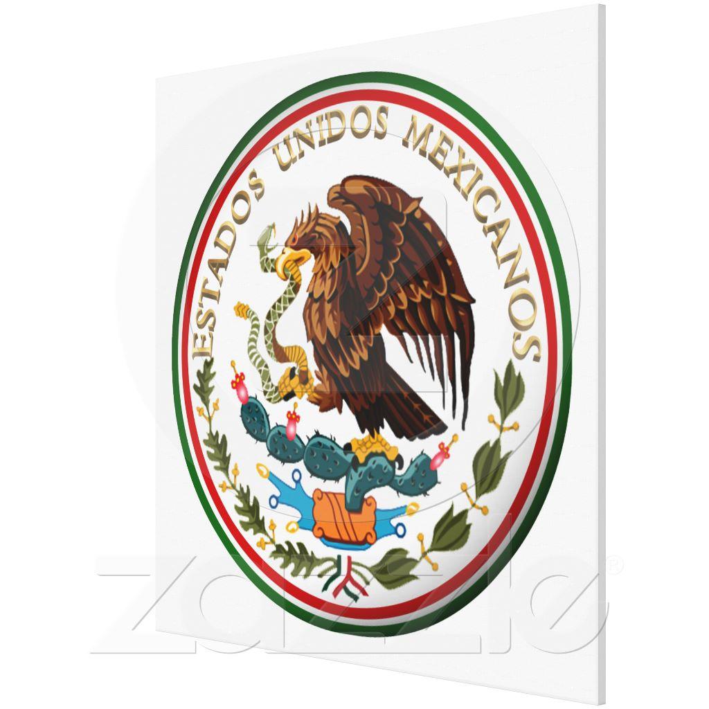 Foto Estados Unidos Mexicanos (Eagle de la bandera mexi Lona Envuelta...