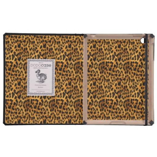 Foto estampado de animales del leopardo de DODOcase del Ipad Cárcasas