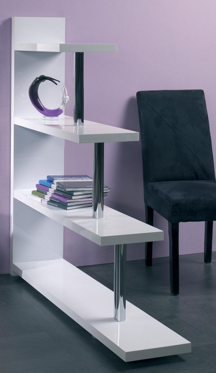 Foto Estantería de diseño lacada blanca MATIX