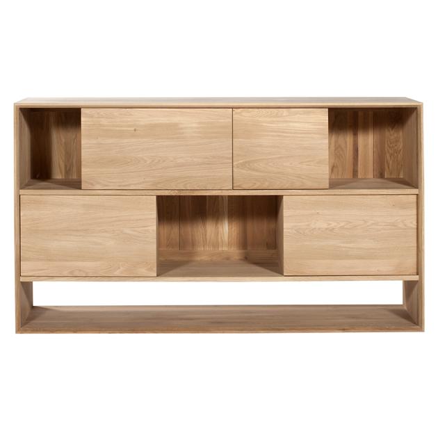 Foto Estanteria Nordic Low Roble