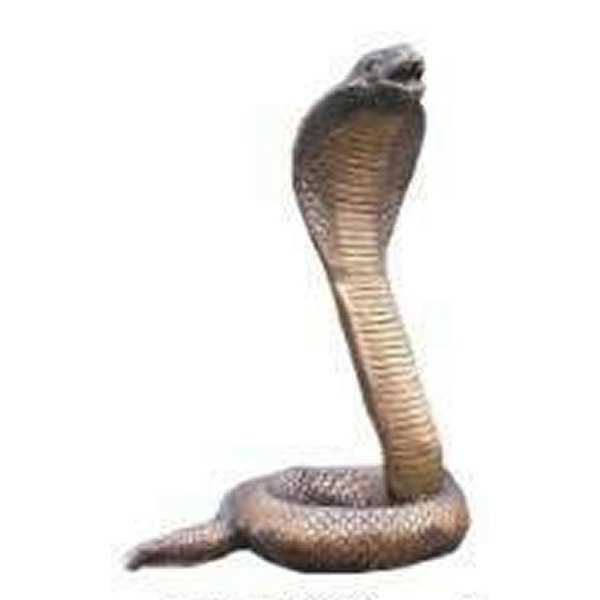 Foto Estatua egipcia de fibra de vidrio de 30 cm Cobra