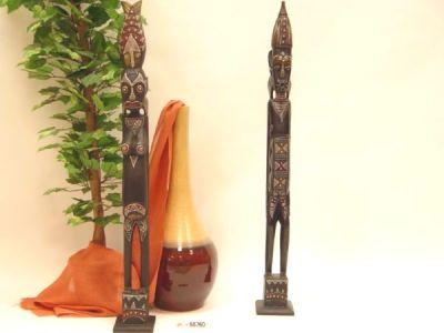 Foto Estatuas 2 Unidades 100x12cm Marrones*10#*