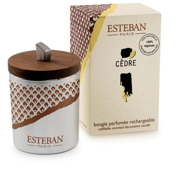 Foto Esteban Vela recargable perfume cedre