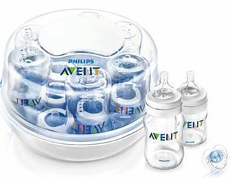 Foto esterilizador avent philips a vapor microondas express