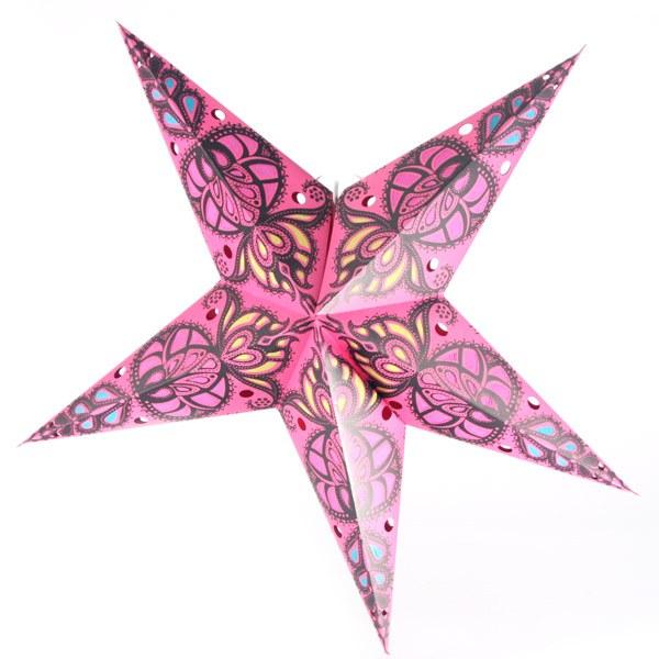 Foto Estrella de luz fucsia