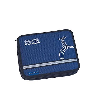 Foto Estuche de dos pisos azul Staedtler