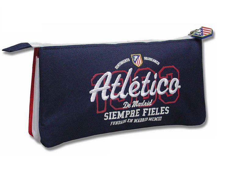 Foto Estuche plumier portatodo triple Atlético de Madrid