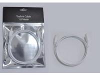 Foto eSTUFF ES2071 - toslink cable 1.8m white - mac audio cables,incl.2 ...