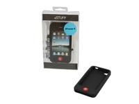 Foto eSTUFF ES2102 - iphone 4 button silicon black - (red) - warranty: 1y