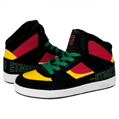 Foto Etnies Kids Ollie Kings SMU deportivas skate negro/verde/dorado