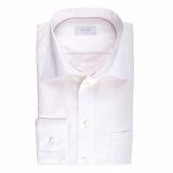 Foto Eton clásica camisa de vestir en forma de espina de pescado blanco Off